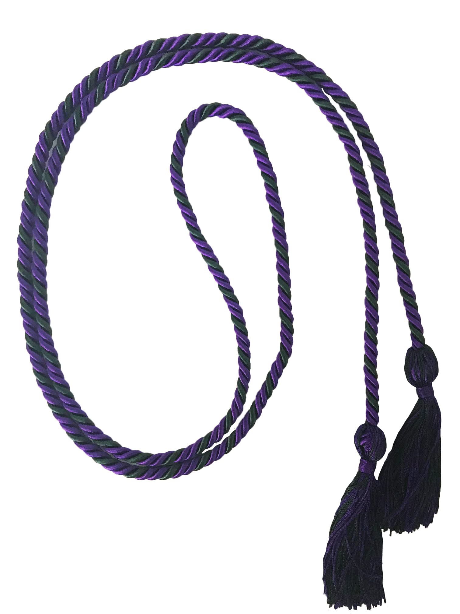 50 Pack Graduation Honor Cords for High School & College Ceremonies - Academic Achievement Sash for Graduates (Gold & White)