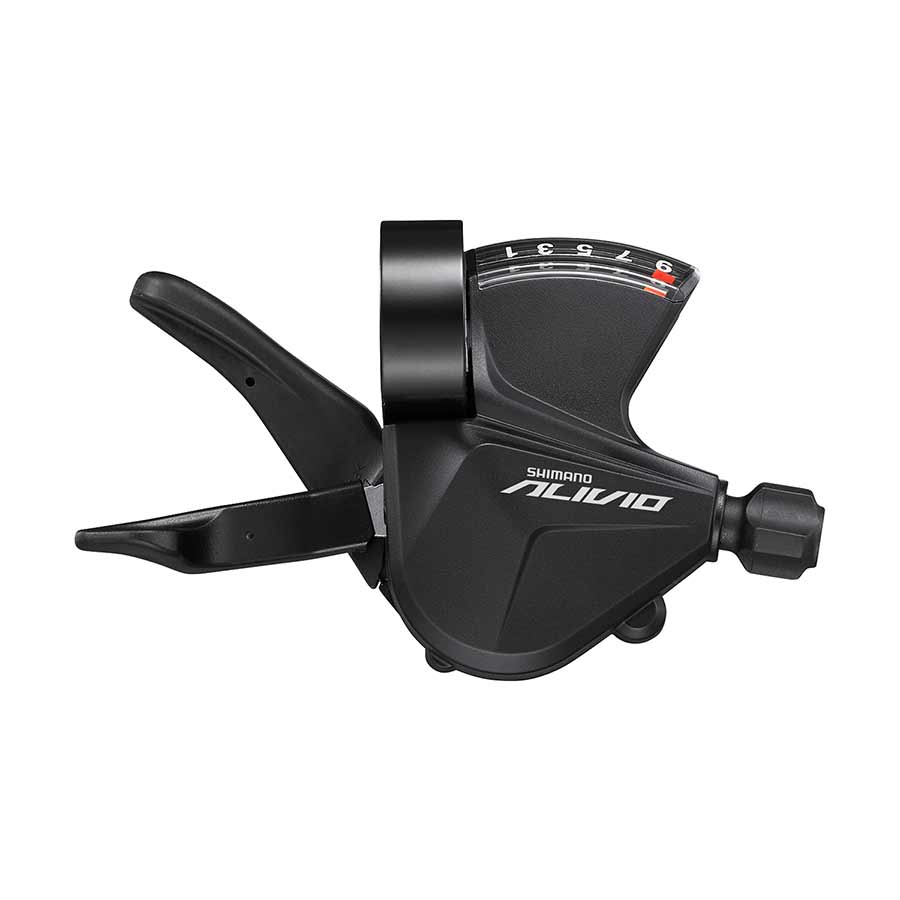 Shimano Alivio SL M3100 9-Speed Trigger Shifter - Black | Mountain Bike Gear Shifter for Smooth & Precise Shifting | Perfect for Trail Riding & Commuting
