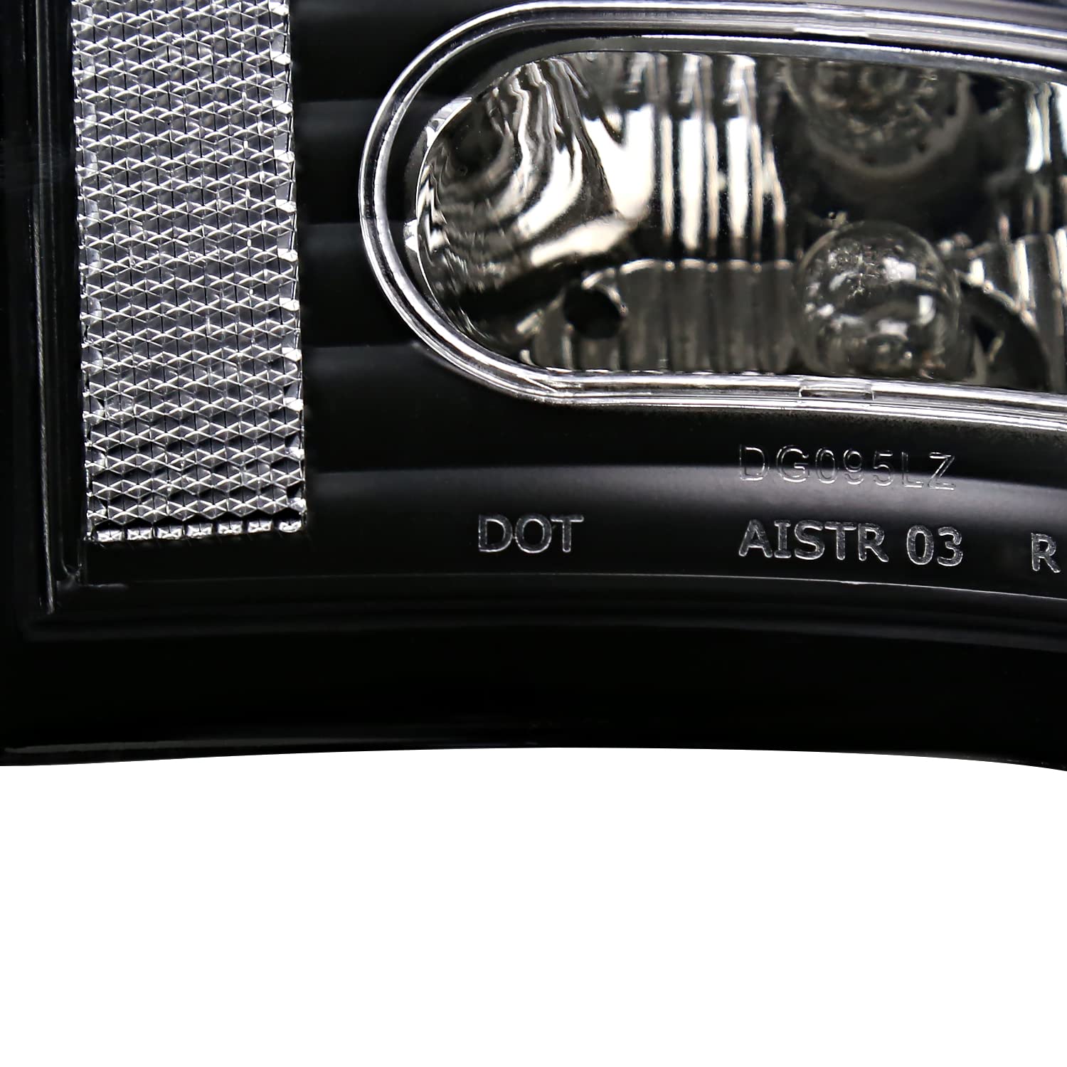 Spec-D Tuning Black LED Tail Lights for 2002-2006 Dodge Ram 1500/2500/3500 - Left & Right Pair Assembly - Enhanced Visibility & Style for Pickup Trucks