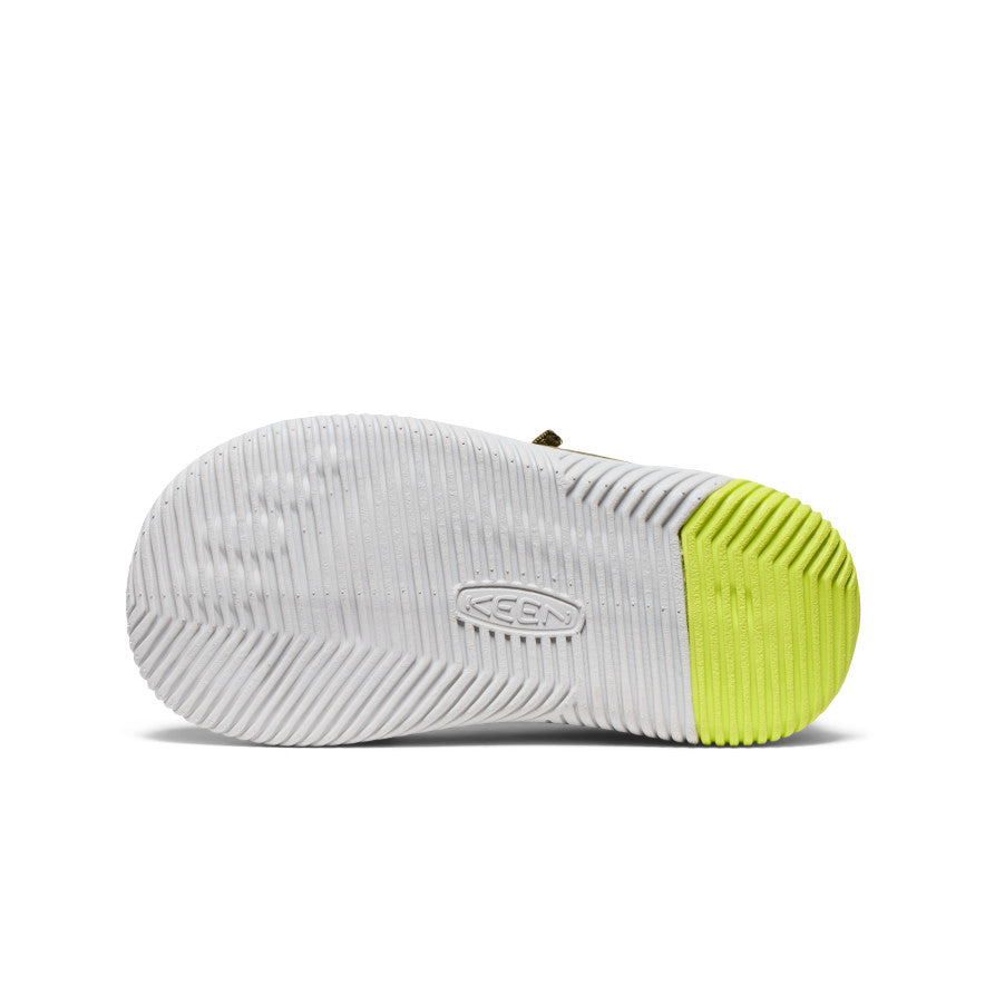 KNX Leather Sneakers for Toddlers & Little Kids - Martini Olive/Evening Primrose | Comfortable & Durable Shoes for Playtime, Preschool & Everyday Wear