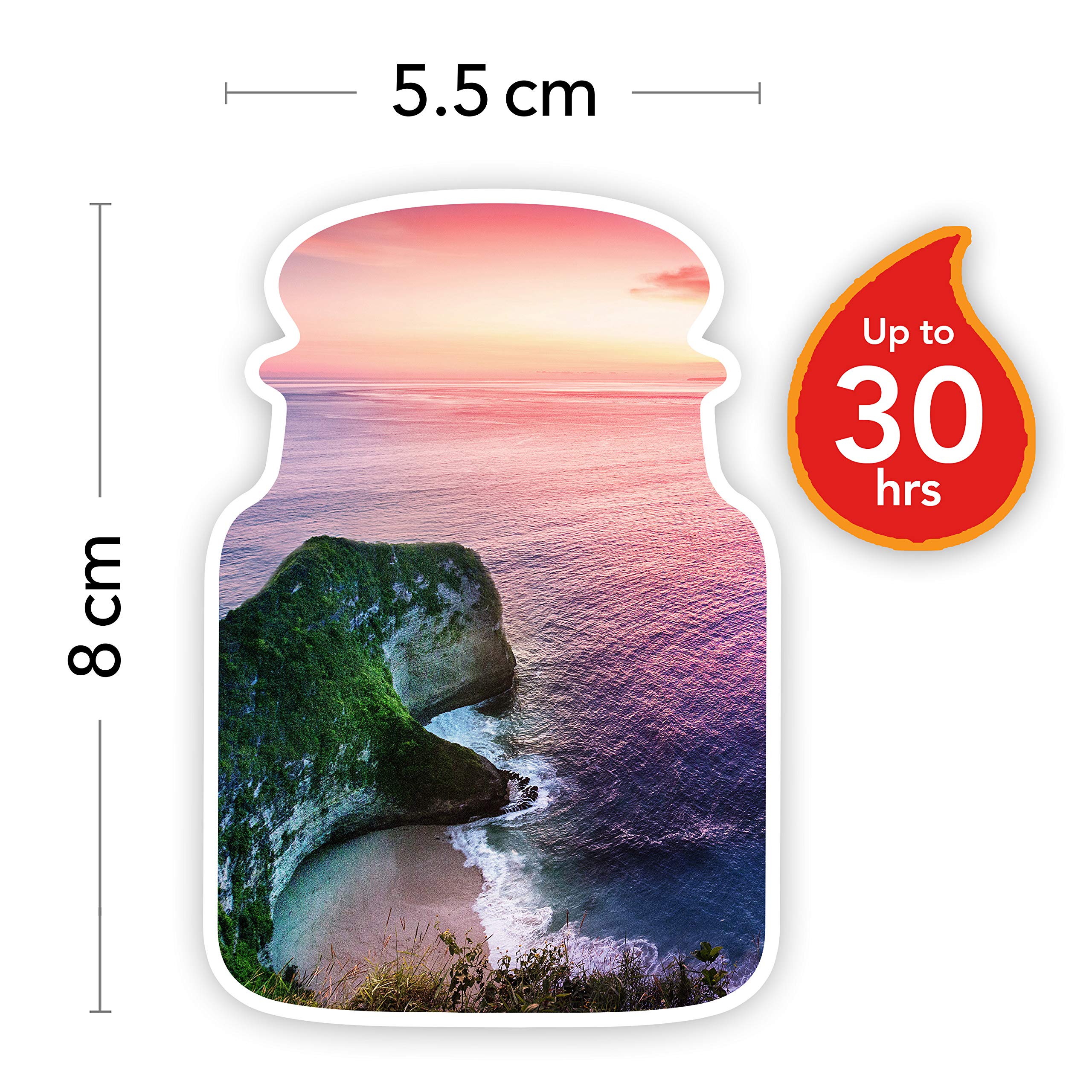 Yankee Candle Small Jar Candle - Cliffside Sunrise Scent | Classic Home Fragrance for Living Room, Bedroom & Bathroom | Long-Lasting Aromatherapy Candle for Relaxation & Stress Relief