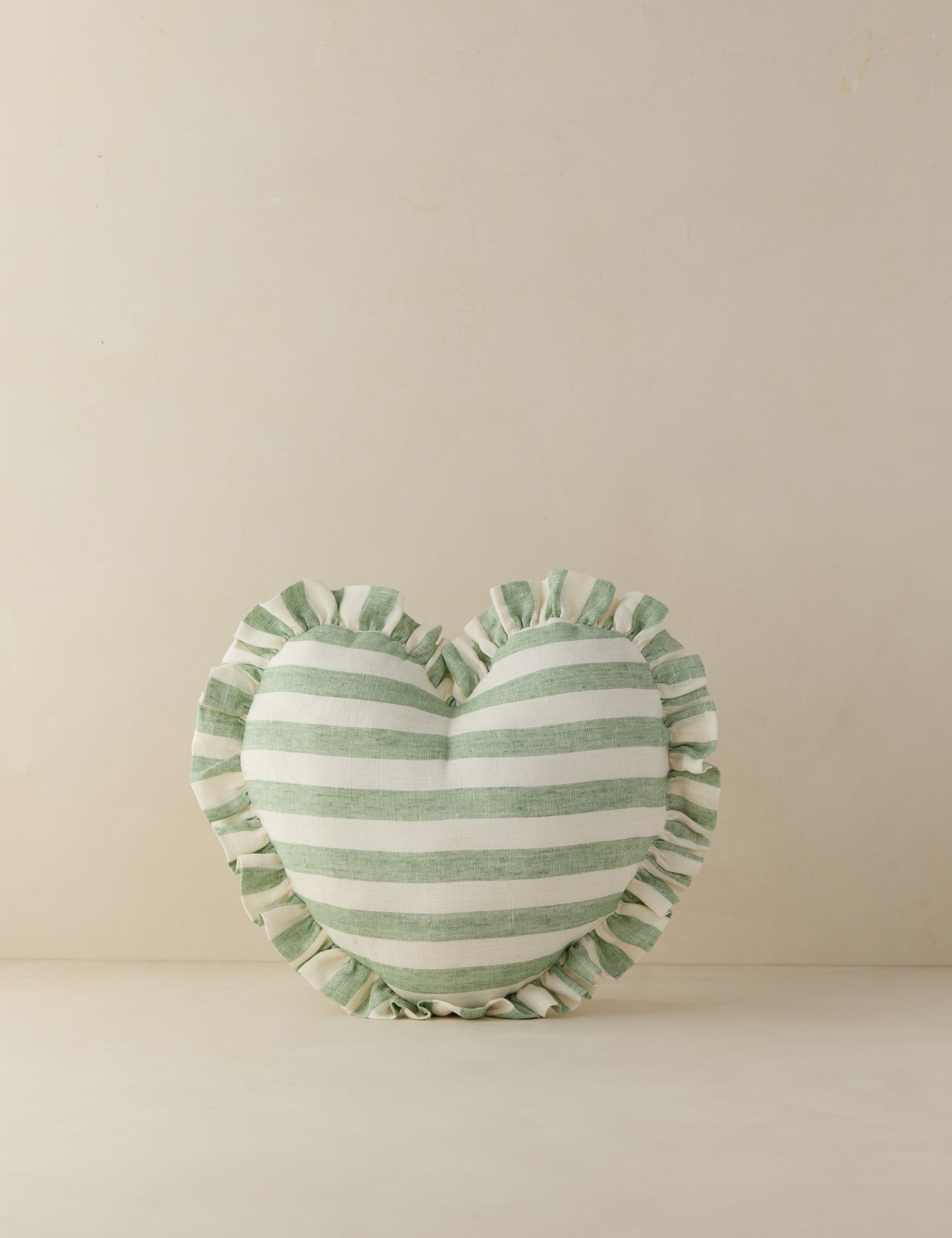 Amaroso Linen Heart Pillow - Soft Decorative Throw Pillow for Couch, Bed, Nursery | Perfect for Valentine's Day, Wedding, Home Decor Gift