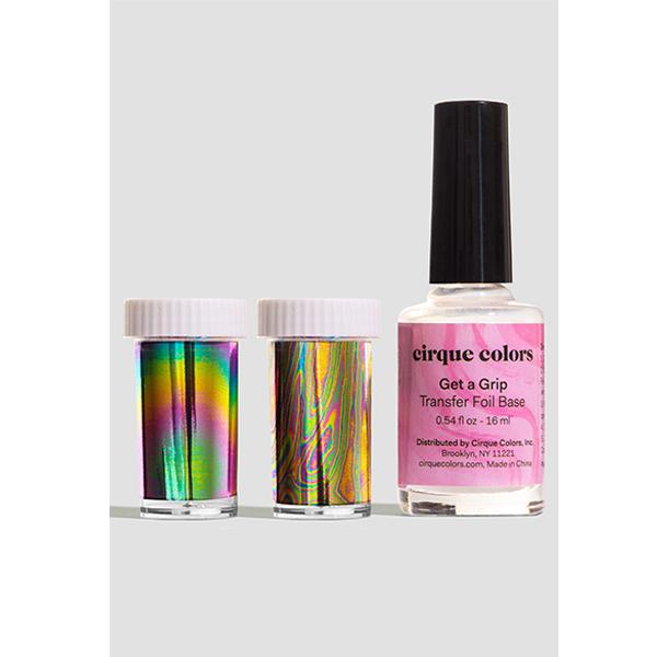 Cirque Colors Nail Art Transfer Foil - Oil Slick Set for Stunning Nail Designs | Perfect for DIY Manicures, Salon Nails & Special Occasions
