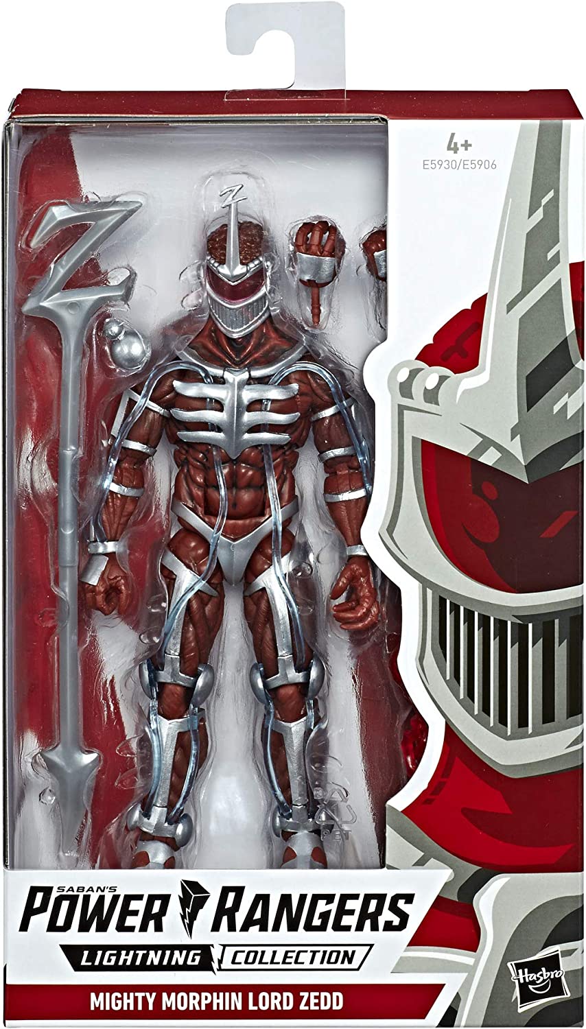 Mighty Morphin Power Rangers Lord Zedd 6-Inch Lightning Collection Action Figure - Collectible Toy for Fans, Display & Role Play Scenes