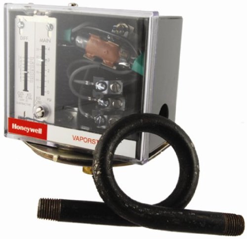 Honeywell L408J1017 Steam Vapor Stat Controller - Precise Pressure Control for HVAC Systems | Ideal for Commercial Boilers & Industrial Steam Applications