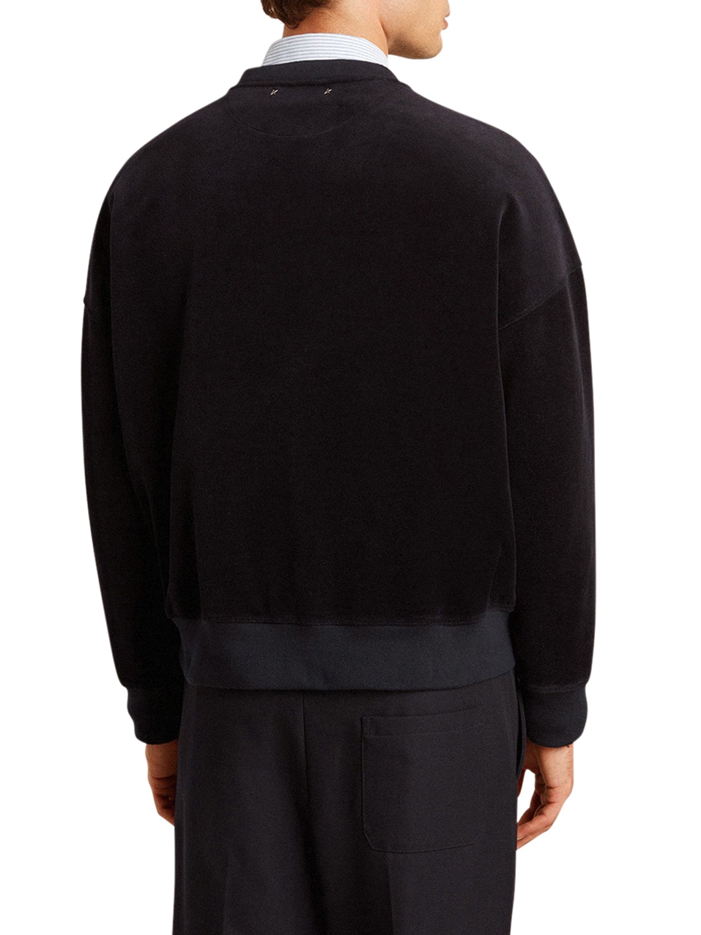Soft Chenille Crew Neck Sweatshirt with Embroidered Design - Cozy & Stylish for Casual Wear, Loungewear, and Everyday Outfits