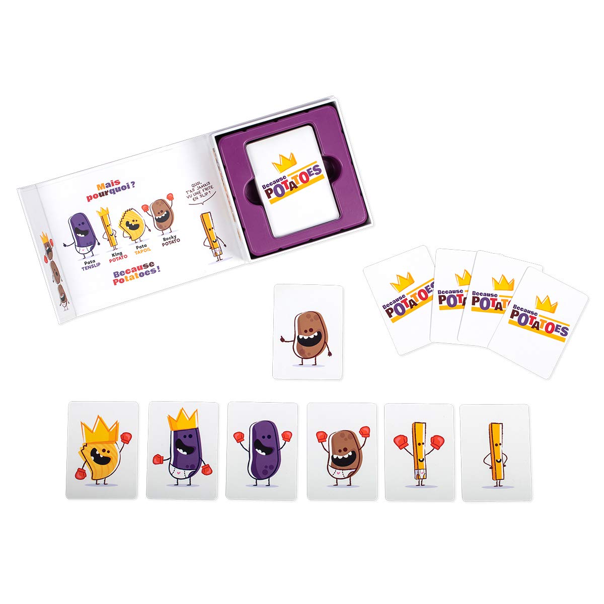 Widyka! - Because Potatoes - Family Card Game for Ages 6-99 - Fun Party & Travel Board Game for Kids & Adults - Perfect for Game Nights, Camping Trips & Family Gatherings