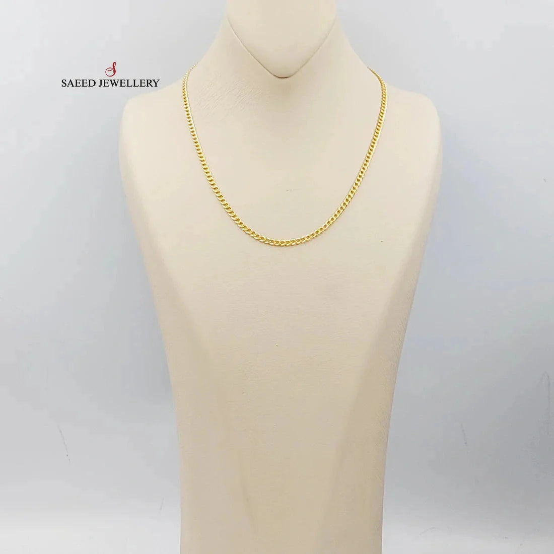 4.5mm Curb Chain Necklace for Men & Women - Durable Stainless Steel Jewelry for Everyday Wear & Layering
