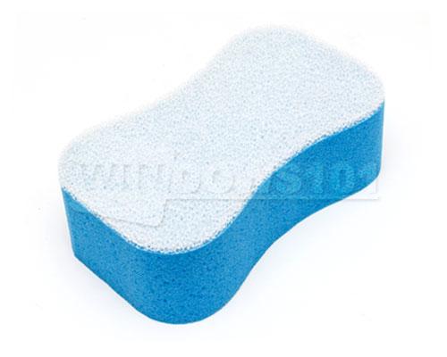 2-in-1 Scrub Sponge for Kitchen Cleaning (7x4x2.5 Inches) - Dual-Sided Dish Sponge with Non-Scratch Scouring Pad - Perfect for Pots, Pans, Dishes & Countertops