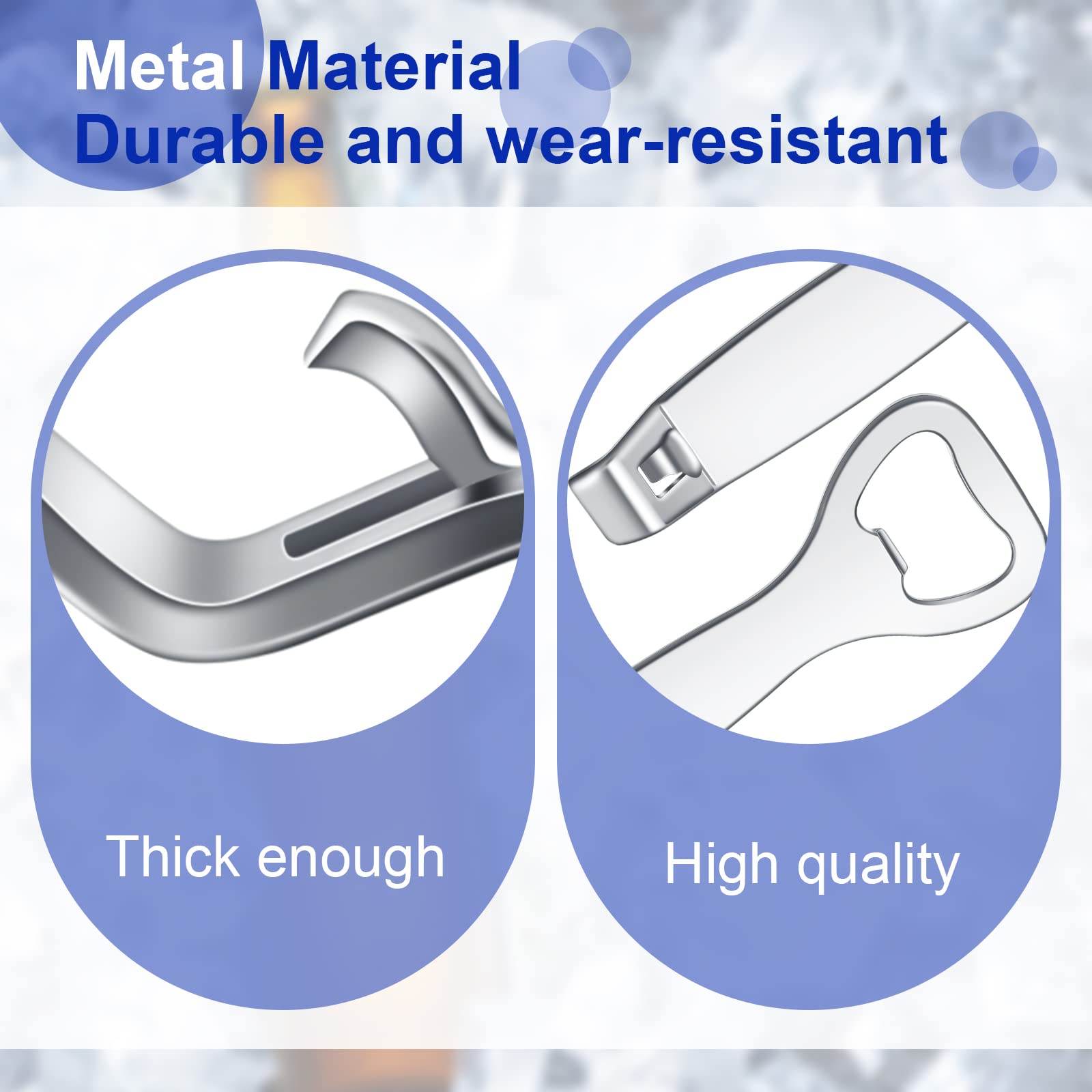 3-Pack Stainless Steel Vial Decapper - 20mm & 13mm Flip Cap Remover for Pharmacy Vials, Oral Liquid Bottles & Beer Cans | Durable Seal Opener for Medical, Lab & Home Use (Classic Style)