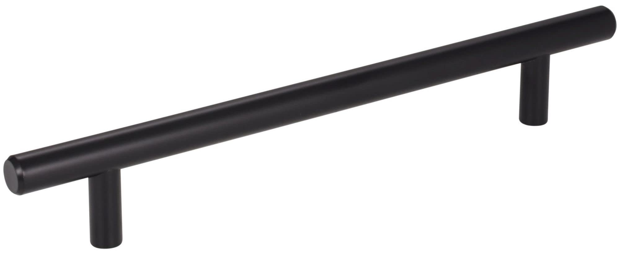 10-Pack Matte Black Naples Cabinet Bar Pulls 128mm Center-to-Center - Modern Kitchen & Bathroom Drawer Handles for Cabinets, Dressers, Furniture (Set of 10)