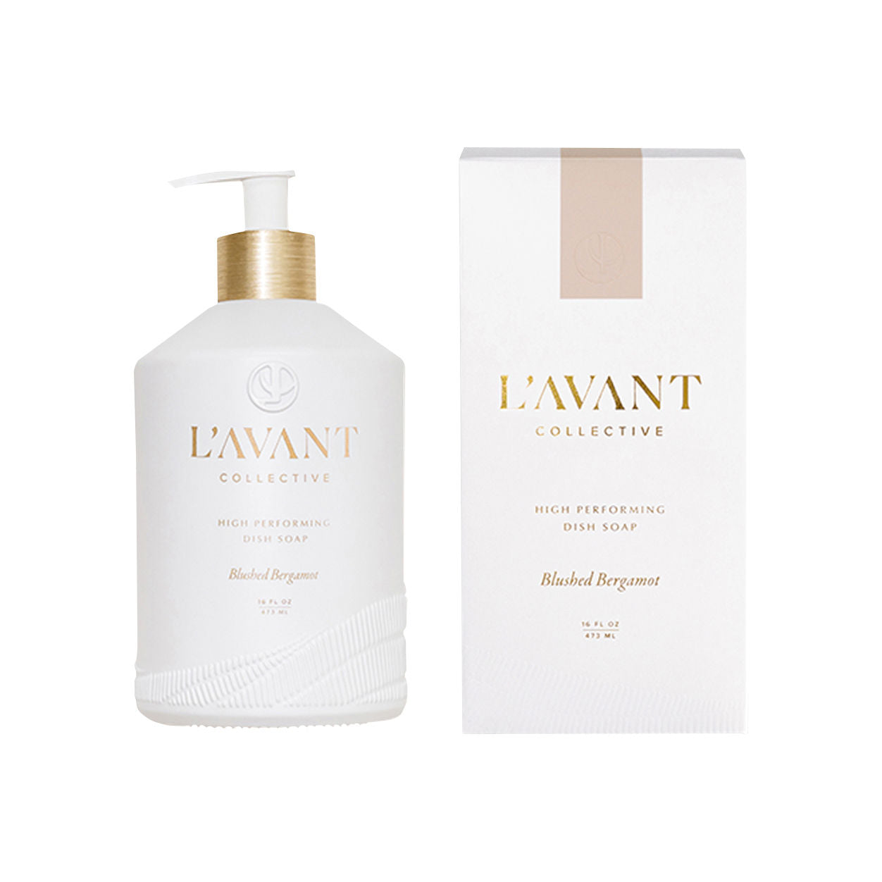 Premium High-Performing Dish Soap - Blushed Bergamot Scent | Extra Strength Grease Cutting Formula | Ideal for Hand Washing Dishes, Pots & Pans in Kitchen & Restaurant Use