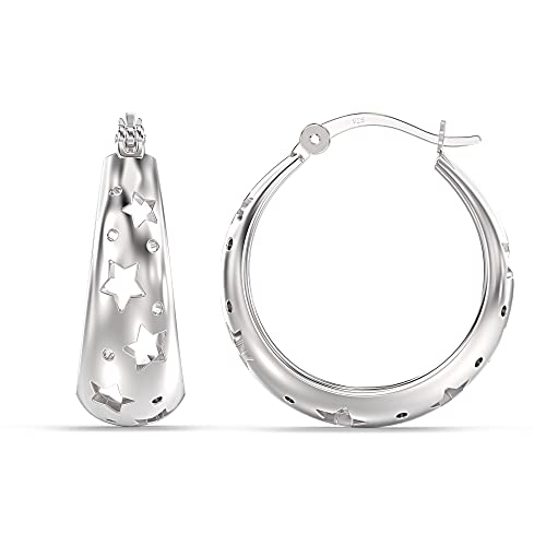 White Star-Cut Filigree-20MM