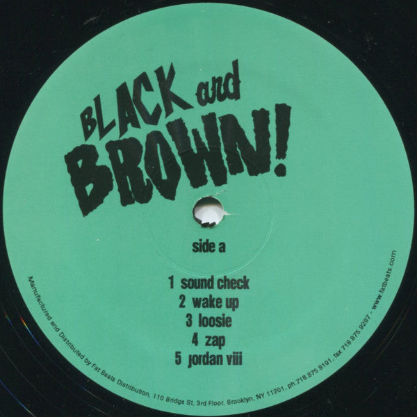 Black and Brown Hip Hop T-Shirt - Official Black Milk & Danny Brown Merchandise FB5152 | Perfect for Concerts, Streetwear, and Hip Hop Fans