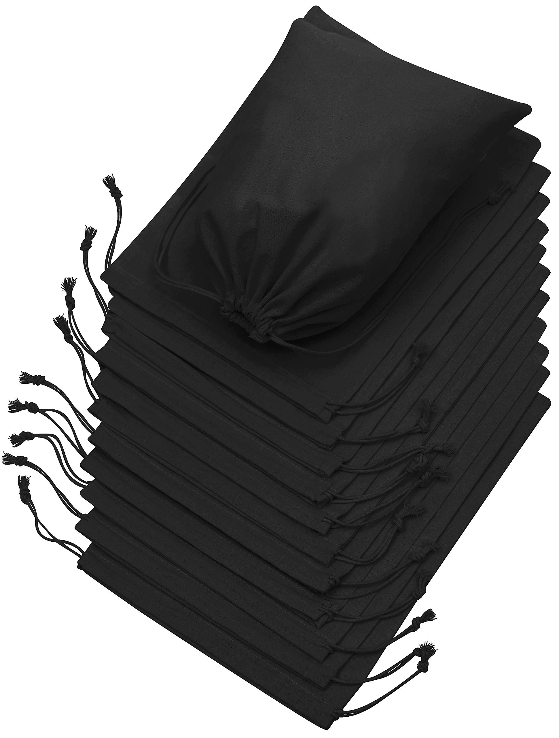 Premium Cotton Blend Drawstring Bags - Reusable & Durable for Travel, Gym, Beach & Shopping | Lightweight & Washable Storage Pouch for Sports, Yoga, Laundry & Everyday Use