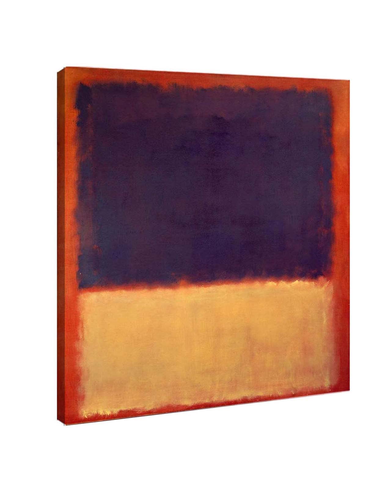 Framed Mark Rothko Canvas Wall Art - 35 x 44 Inch Ready to Hang Painting for Bedroom, Living Room & Bathroom Decor - Modern Farmhouse Wall Decorations for Home & Office