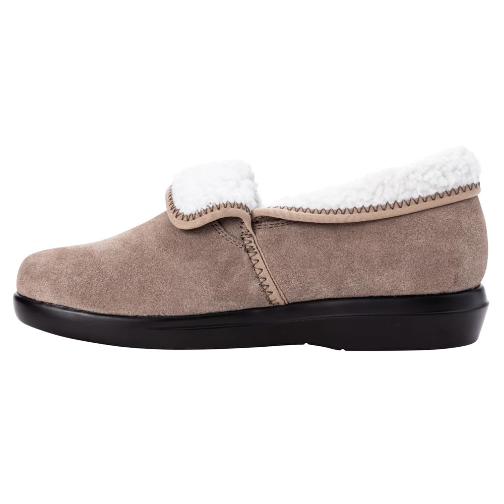 Propét Women's Colbie Slip-On Casual Slippers - Comfortable House Shoes for Women - Perfect for Indoor, Lounge & Relaxation at Home
