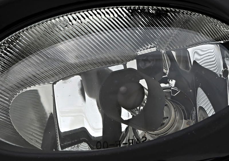 Mazda 3 Sedan Fog Lights Kit - Compatible with 2007 2008 2009 Models - Driver & Passenger Side Replacement Lamps - Perfect for Night Driving and Low Visibility Conditions