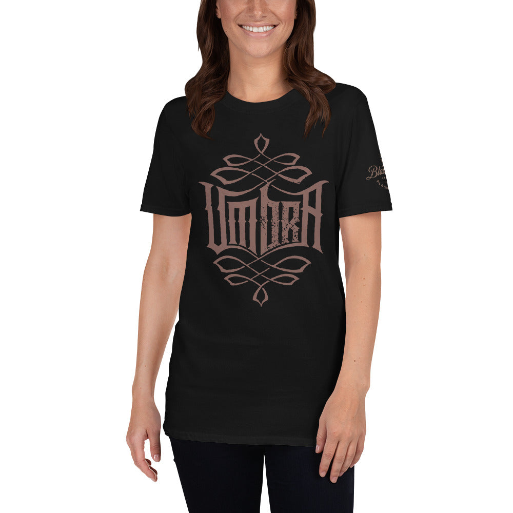 Umbra Black T-Shirt for Men & Women | Comfortable Cotton Casual Tee | Perfect for Everyday Wear, Gym & Outings