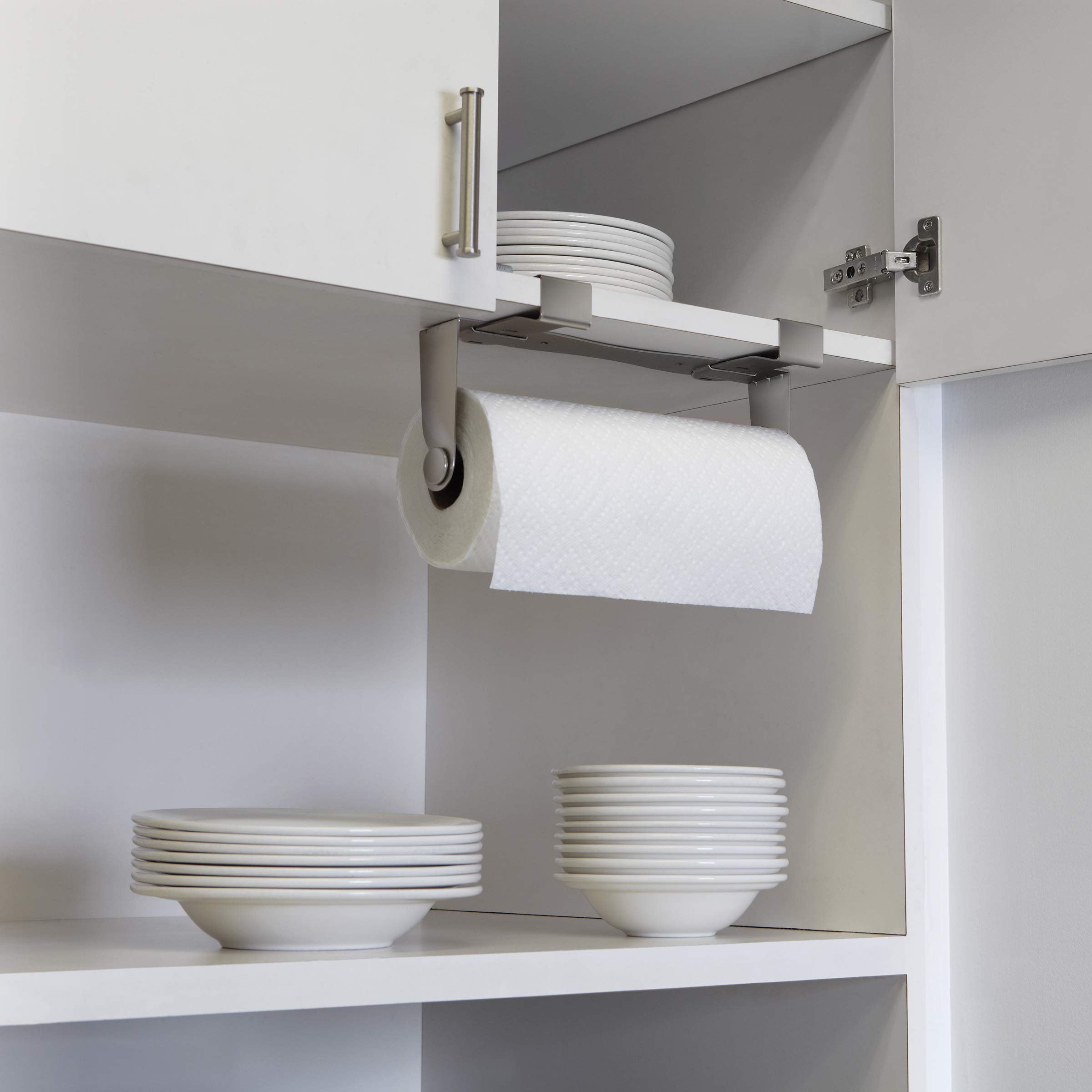 Mountie Paper Towel Holder - Sturdy and Stylish Kitchen Organizer for Countertop or Under Cabinet Use | Perfect for Home, Office, or Restaurant