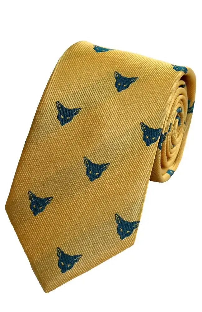 Premium LA Smith Country & Hobby Fox Silk Neckties for Men - Elegant Business & Formal Occasion Wear