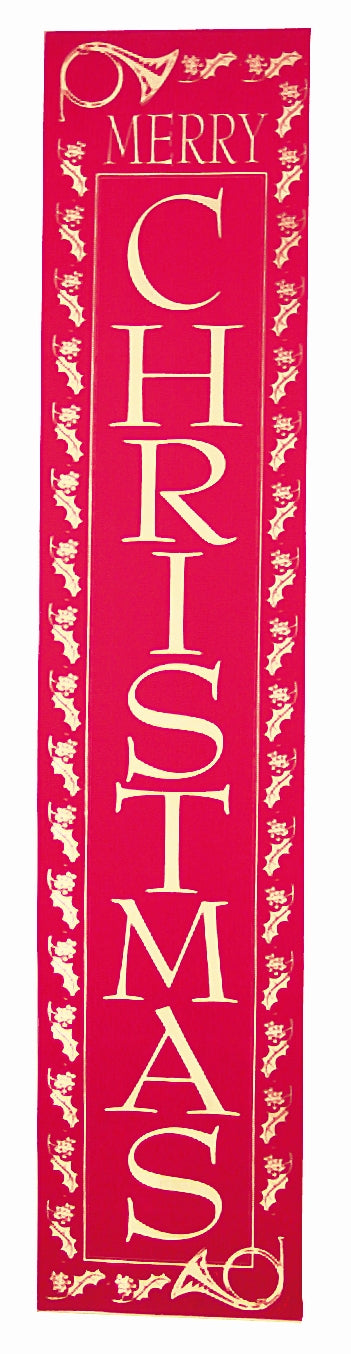 5ft Merry Christmas Hanging Banner - Festive Holiday Decoration for Home, Party & Office Decor