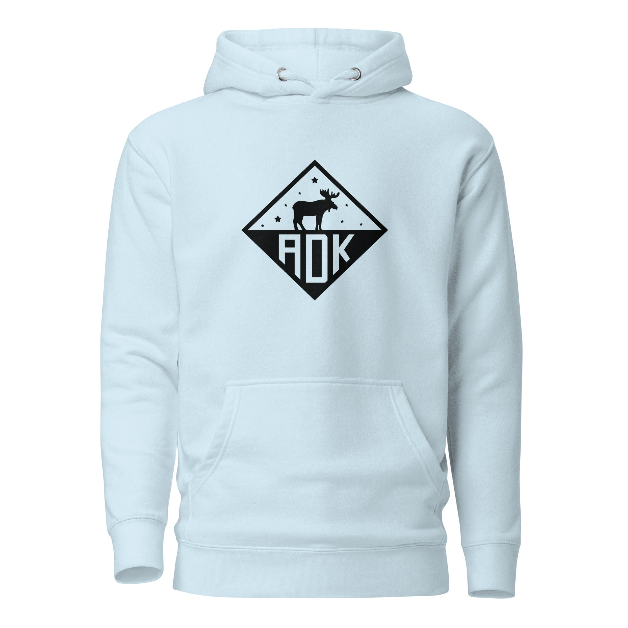 **Moose Trekker Hoodie - Warm Fleece-Lined Winter Hooded Sweatshirt for Men & Women - Perfect for Hiking, Camping & Outdoor Adventures**
