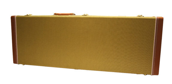 Gator Cases Electric Guitar Deluxe Wood Case with Tweed Finish - Premium Protection for Electric Guitars | Perfect for Stage Performances, Studio Recording & Travel