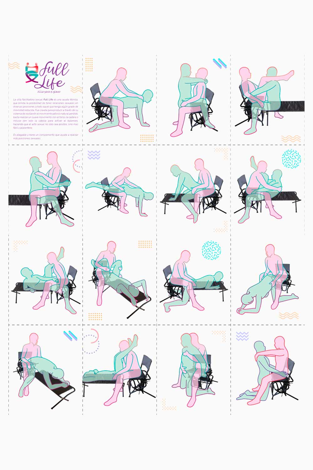 FULL LIFE Pleasure Chair - Ergonomic Adult Massage Chair for Relaxation & Intimacy - Perfect for Home Spa, Couples & Personal Wellness