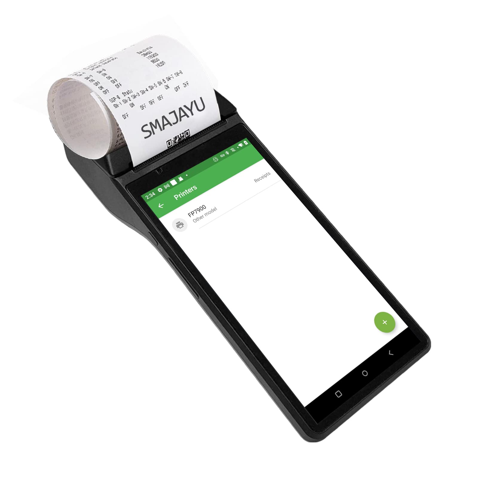 Android 10 Handheld Mobile POS Terminal with 58mm Thermal Receipt Printer - 4G/WiFi/Bluetooth Connectivity, Built-in Google Play for Retail & Small Business | Perfect for On-the-Go Payments, Food Trucks, and Pop-up Stores