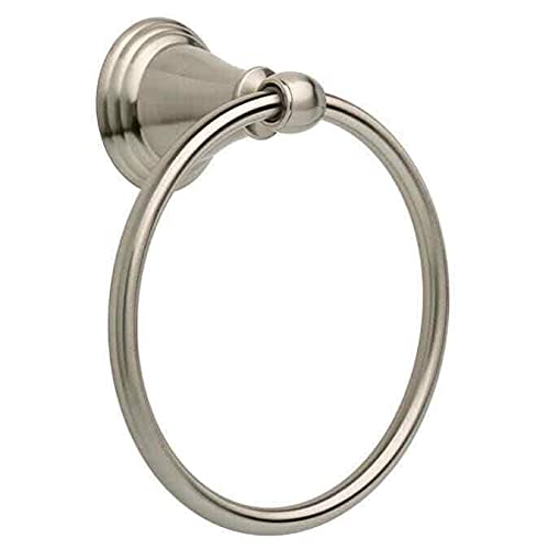 Brushed Nickel Towel Ring - Bathroom Wall Decor & Organizer for Home Decor
