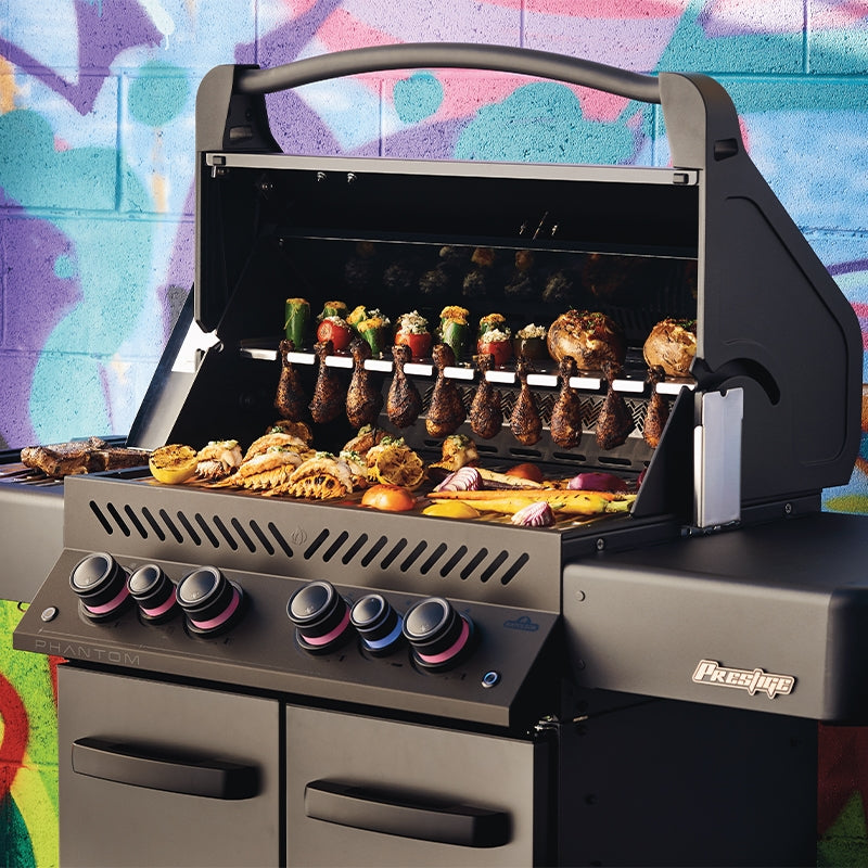 Napoleon Phantom Prestige 500 RSIB Propane Gas Grill - Outdoor BBQ Grill for Backyard, Patio & Tailgating Parties