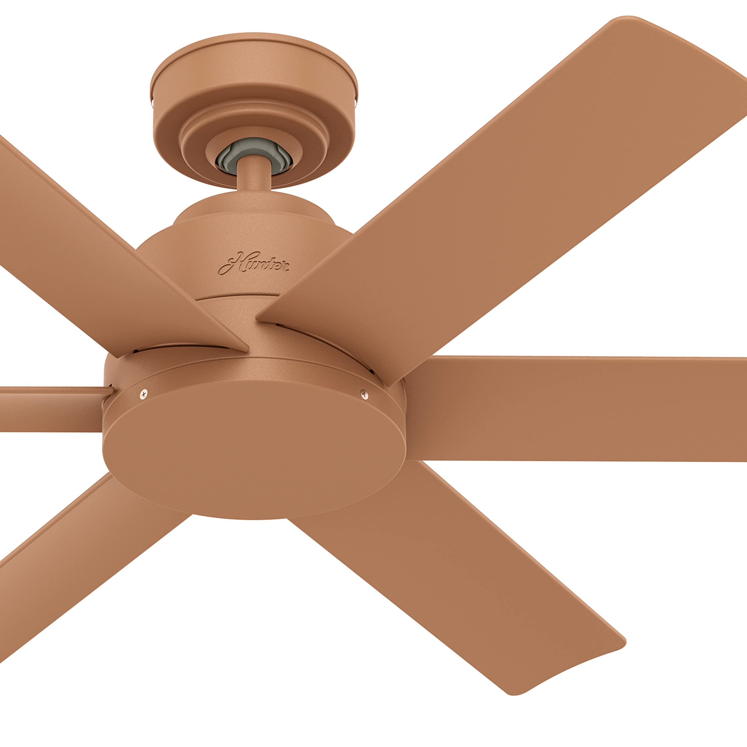 Hunter Fan 44 Inch Casual Terracotta Outdoor Ceiling Fan with 6 Blades - Weather Resistant for Patio, Deck, Porch & Backyard (Renewed)