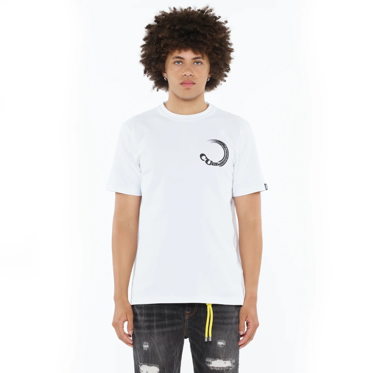 CULT OF INDIVIDUALITY Gradient Logo T-Shirt for Men & Women | Stylish Streetwear Graphic Tee | Perfect for Casual Wear, Parties & Urban Fashion