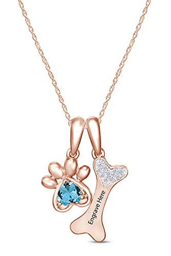 Rose Gold Over : Simulated Aquamarine
