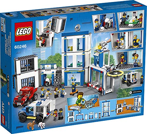 LEGO City Police Station 60246 Building Toy Set - 743 Pieces for Kids Ages 6+ | Creative Play, STEM Learning | Perfect for Birthday Gifts & Pretend Police Adventures