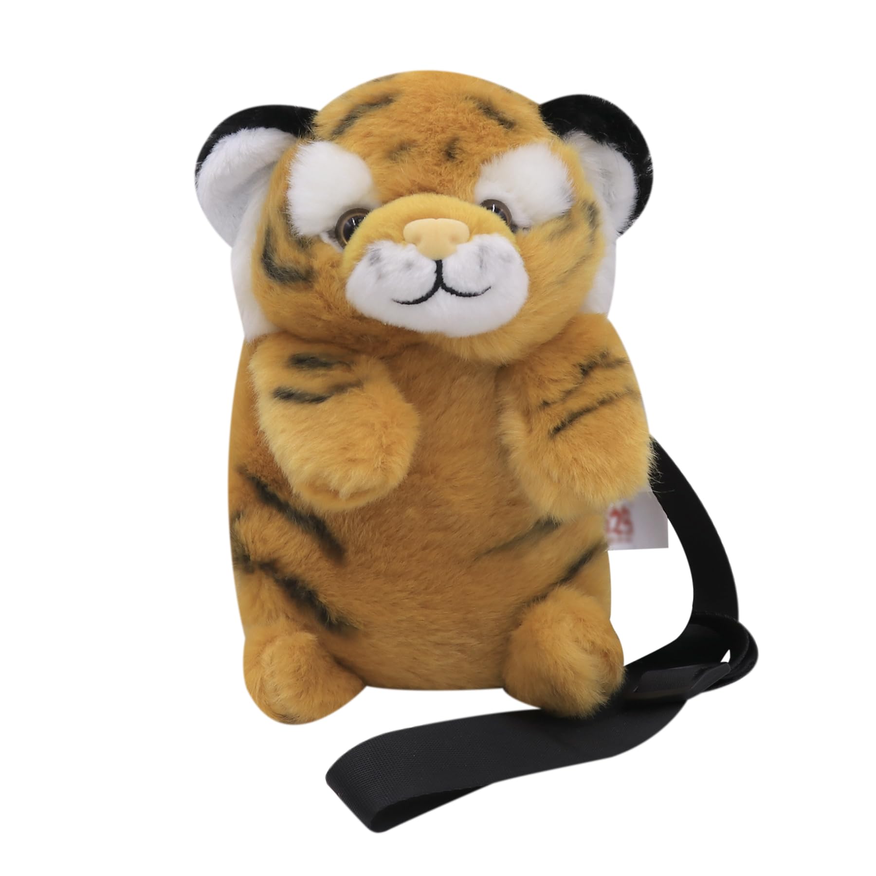 **Cute Plush Tiger Panda Crossbody Purse for Women & Girls - Small Fluffy Animal Shoulder Bag - Perfect for Casual Outings, Travel & Gifts**