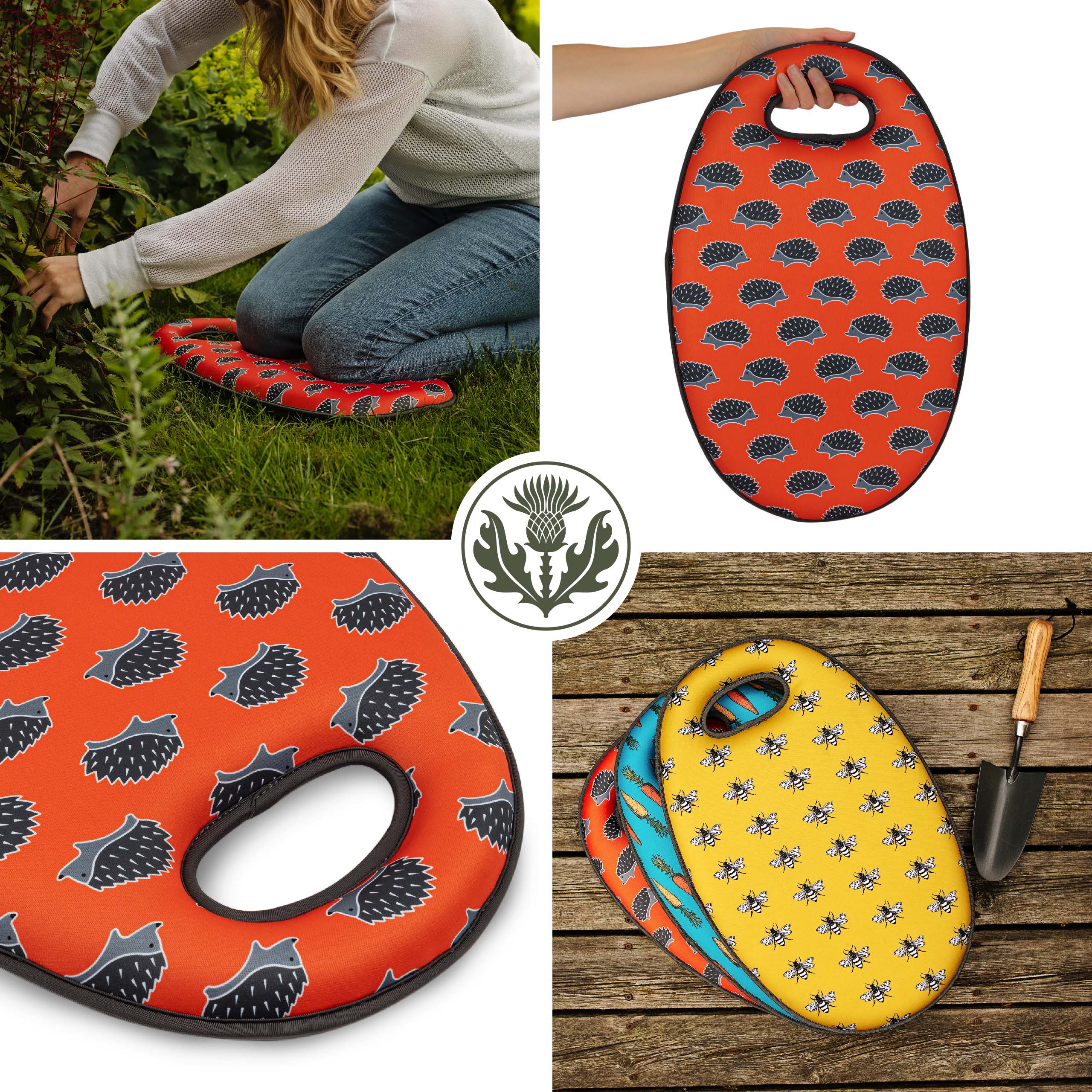 Thistlewood Memory Foam Garden Kneeler Pad - Comfortable Cushion for Gardening, Weeding & Outdoor Work - Waterproof & Durable Knee Protection for Seniors & Adults - Perfect for Lawn Care, Planting & Yard Maintenance