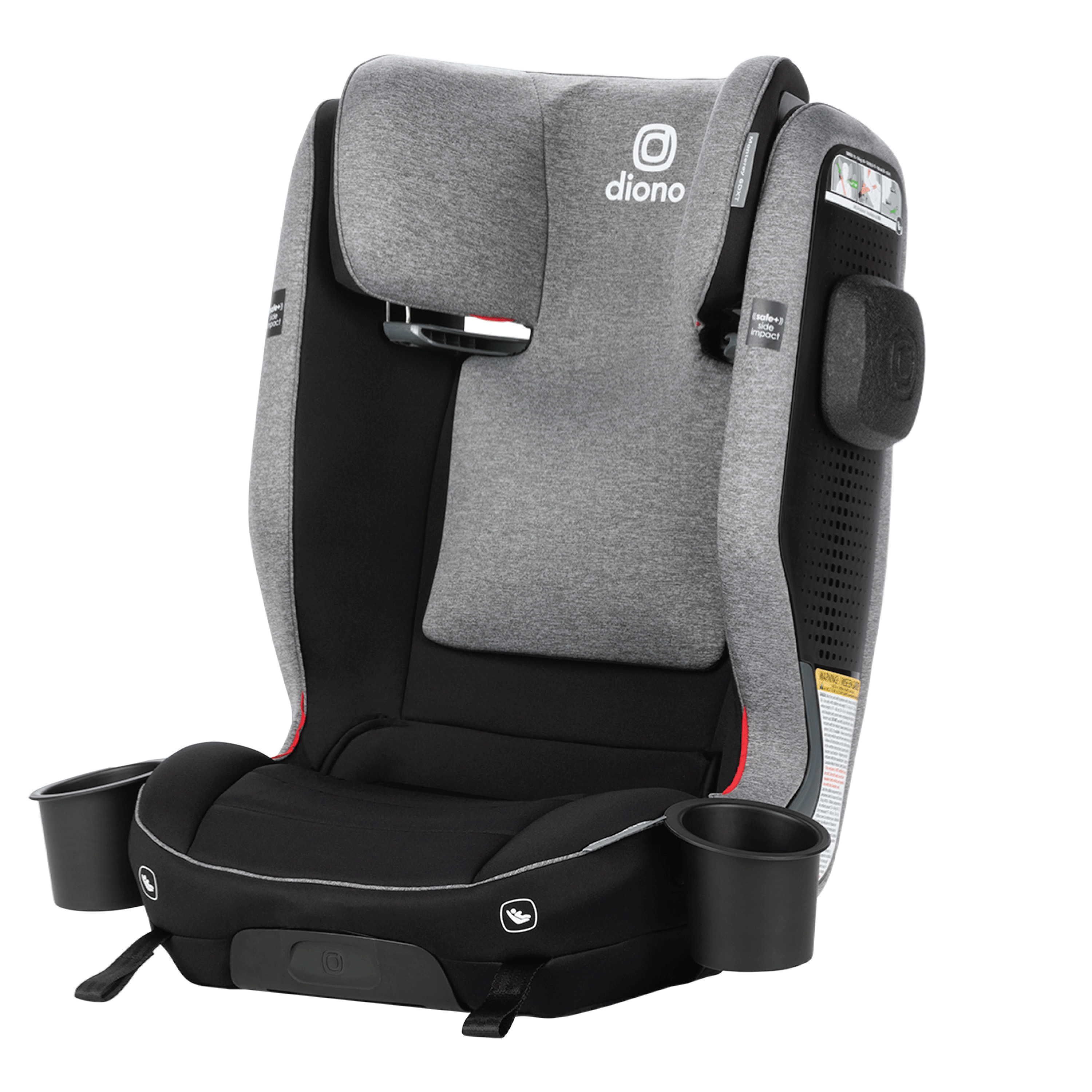 Diono Monterey 6DXT SafePlus High Back Booster Car Seat for Kids - Premium Safety & Comfort for Travel, School & Road Trips - Convertible Car Seat for Toddlers & Big Kids Ages 4-12 Years