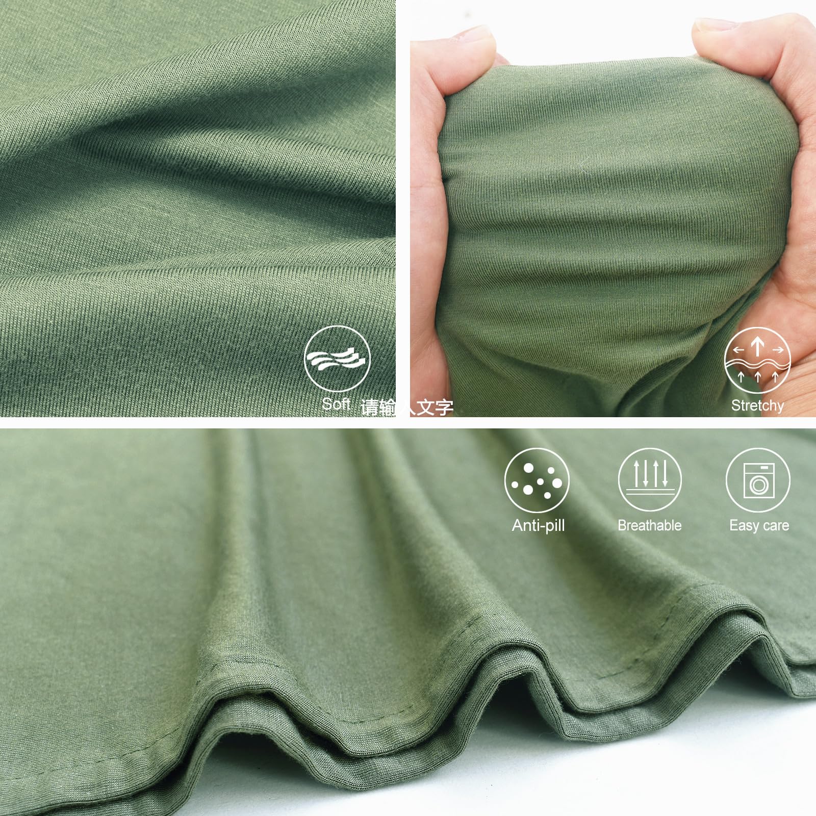 Soft Organic Cotton Newborn Swaddle Blanket with Hat Set - 35