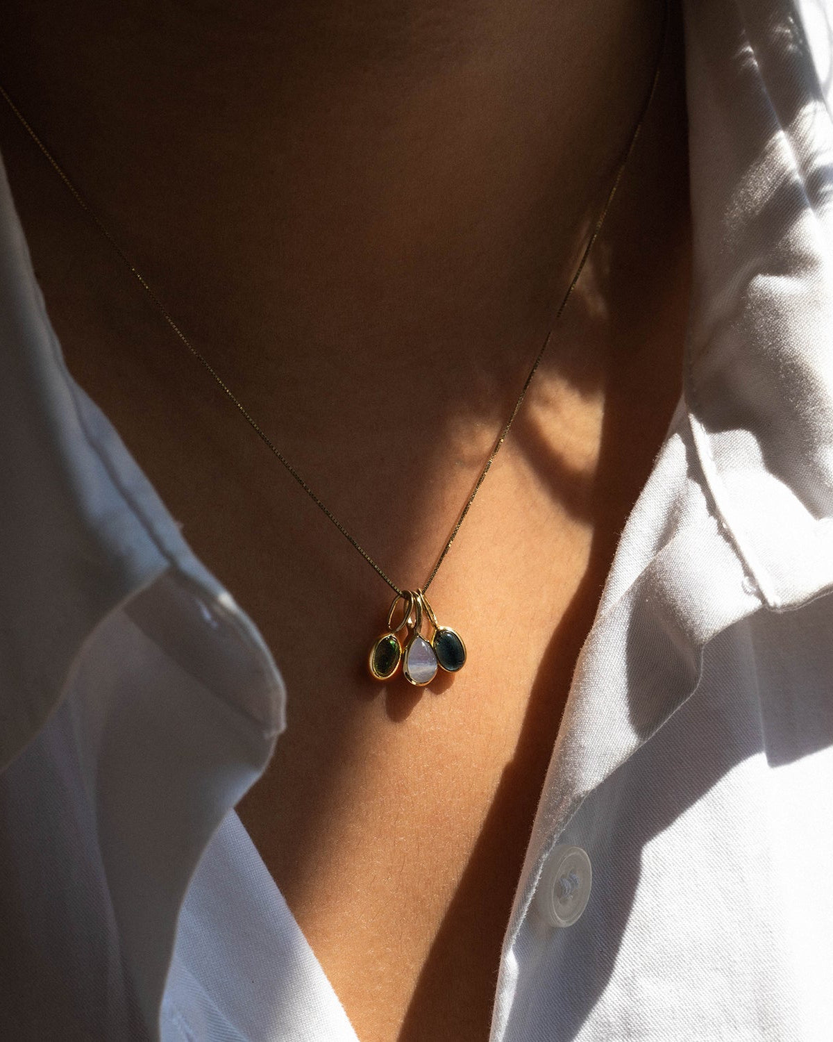 Natural Chalcedony Teardrop Pendant Charm for Jewelry Making - DIY Necklace, Bracelet & Earring Designs - Perfect for Boho, Hippie & Handmade Style Accessories