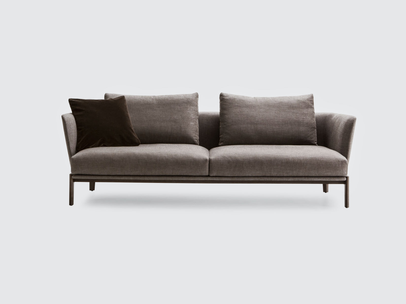 Modern Chelsea Sofa - Mid-Century Upholstered Loveseat for Living Room, Lounge & Small Spaces - Comfortable Fabric Couch with Wooden Legs - Perfect for Apartments, Dorms & Cozy Homes