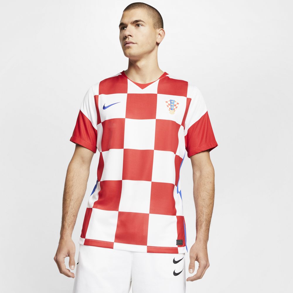 Nike Croatia 2020 Stadium Home Men's Soccer Jersey - Authentic Football Shirt for Fans & Players - Perfect for Matches, Training & Casual Wear