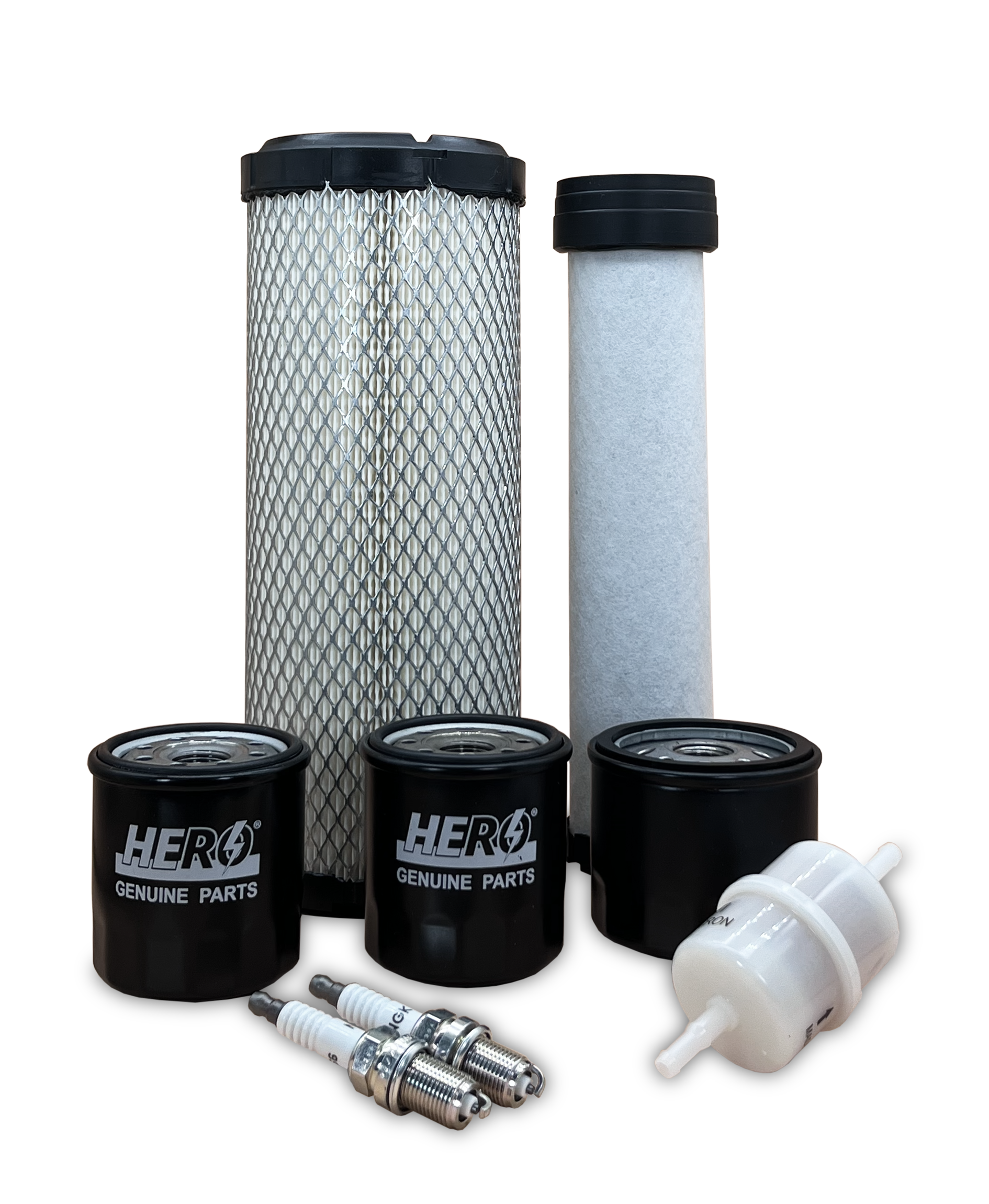 HERO® Maintenance Filter Kit for Scag SCZ52V 25CV EFI Cheetah Zero Turn Mower - Air Oil Fuel Filters Replacement - Perfect for Lawn Care & Landscaping Maintenance