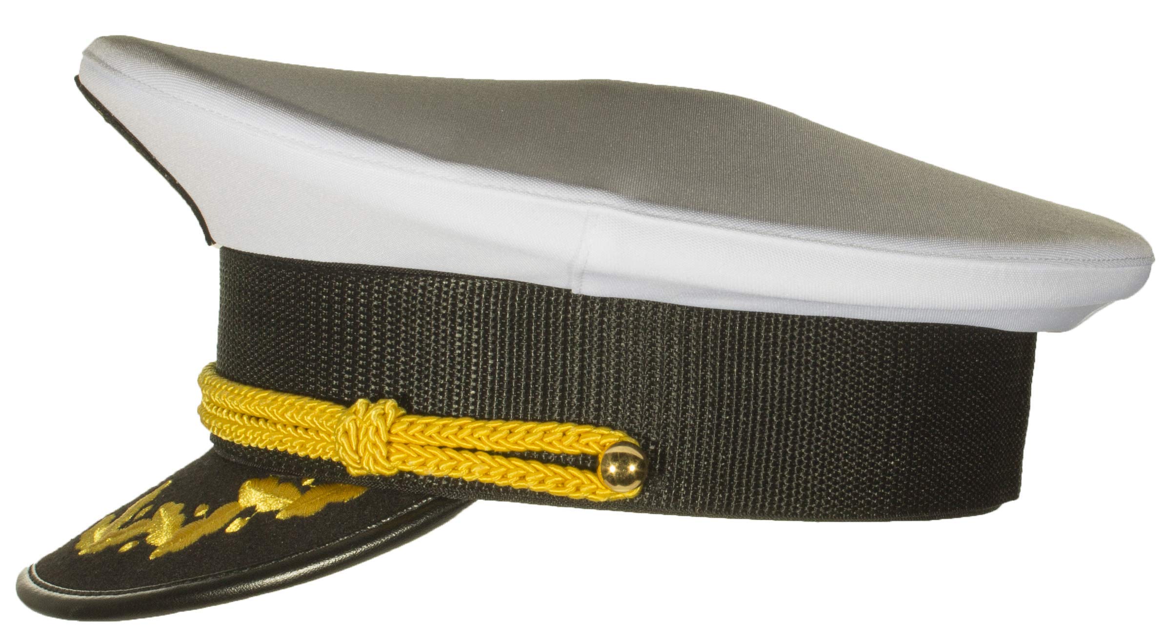 Premium Skipper Yacht Hat for Men - Sizes 57-60cm | Nautical Style for Sailing & Outdoor