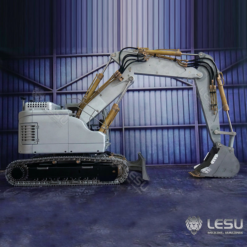 1/14 Scale LESU RC Hydraulic Excavator Model - Metal Boom, Pump Valve & ESC System for DIY Upgrades (Compatible with TAMIYA Radio Trucks) | Construction Simulation, Hobby Engineering & STEM Learning Projects