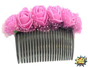 Handmade Banana Hair Clip for Women - Unique Indian Craft Artificial Jewelry with Rubber Foam Sheet & Porcelain Dough - Hair Accessories, Pins & Wings for Girls - Perfect for Parties, Weddings & Daily Styling