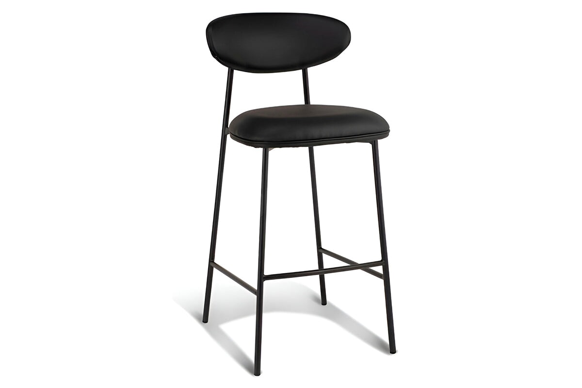 MS Hospitality Bonnie Stool - 29.5 Inch Seat Height [39H x 17.7W] - Perfect for Home Bar, Kitchen Island & Commercial Use