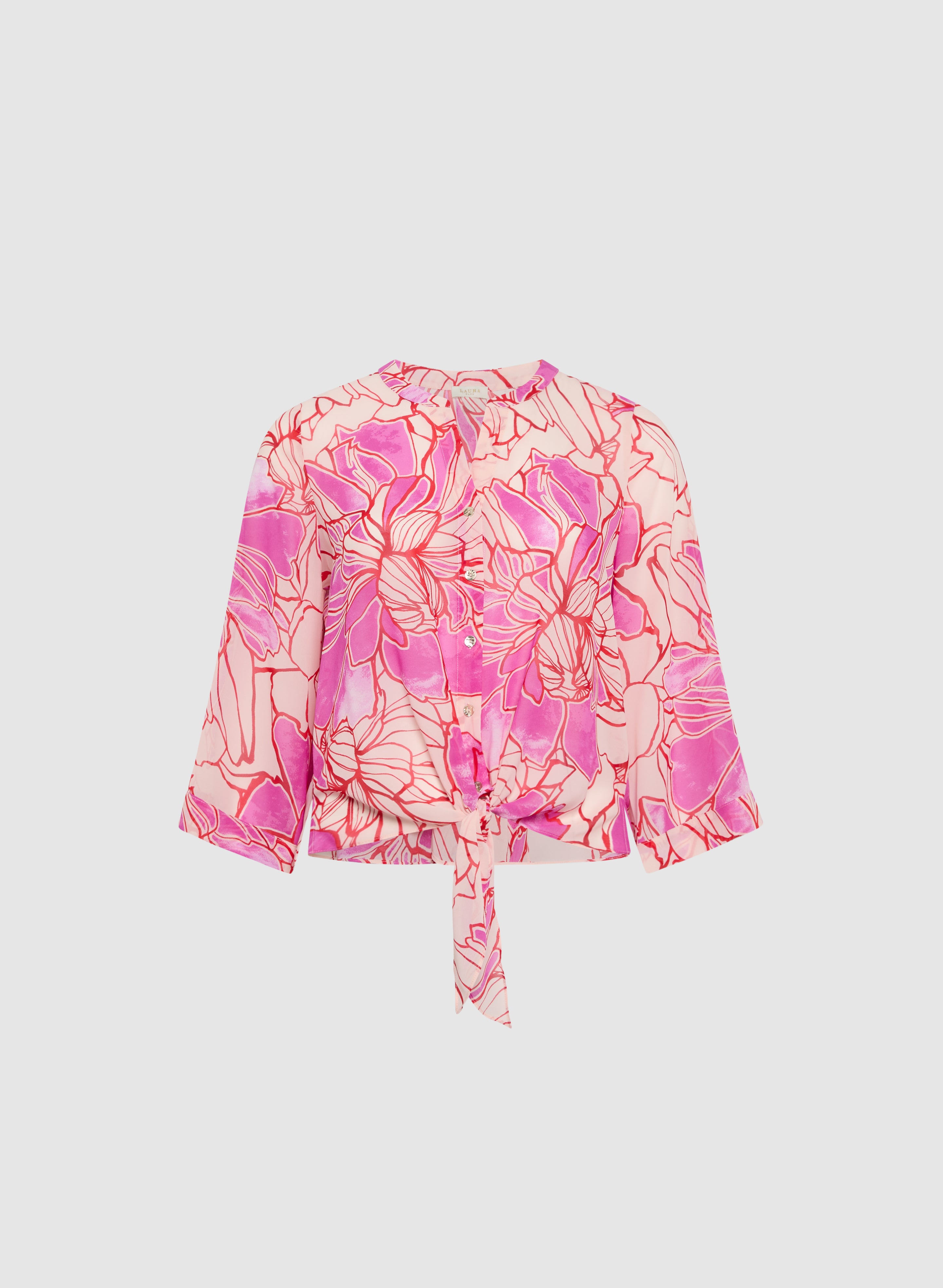Floral Print Blouse for Women - Elegant Flowy Summer Tops - Perfect for Office, Date Night & Casual Outings