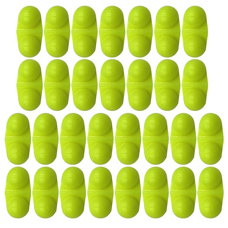 30Pcs Double Rattles Beads with Bells - Fishing Attractor Accessories for Lures & Baits - Enhance Your Fishing Experience in Lakes, Rivers, and Ocean Waters
